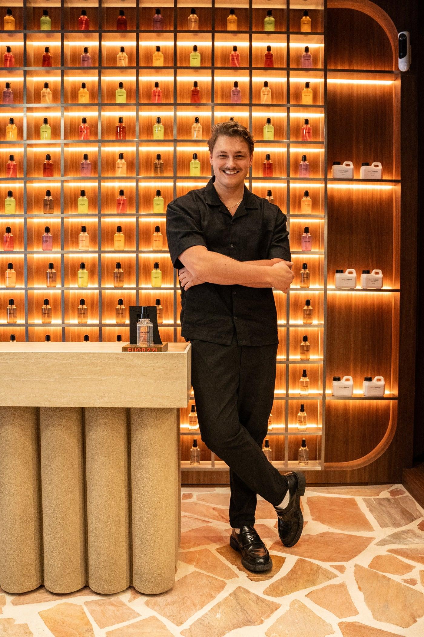 Fugazzi founder Bram Niessink inside the Amsterdam flagship store